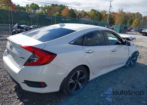 2018 Honda Civic Touring from USA, damaged, VIN JHMFC1F97JX012327